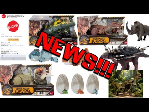 NEWS!!! New Mattel Jurassic World Legacy Collection Reimagined set revealed! New Wild Roar images!