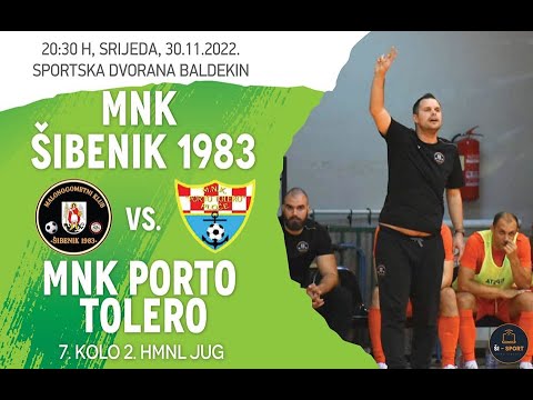 MNK Šibenik 1983 - MNK Porto Tolero || 7. kolo - 2. HMNL-Jug (snimka utakmice)