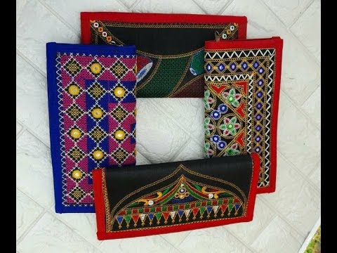 Latest embroidery wallet designs