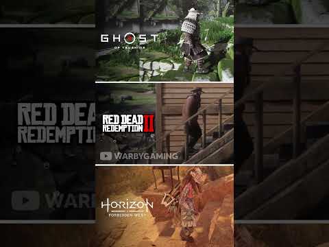 Ghost of Tsushima vs RDR2 vs Horizon Forbidden West | Stairs