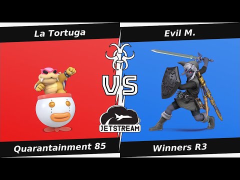 Quarantainment 85 Winners R3 - La Tortuga (Bowser Jr) Vs Evil M. (Link) - SSBU