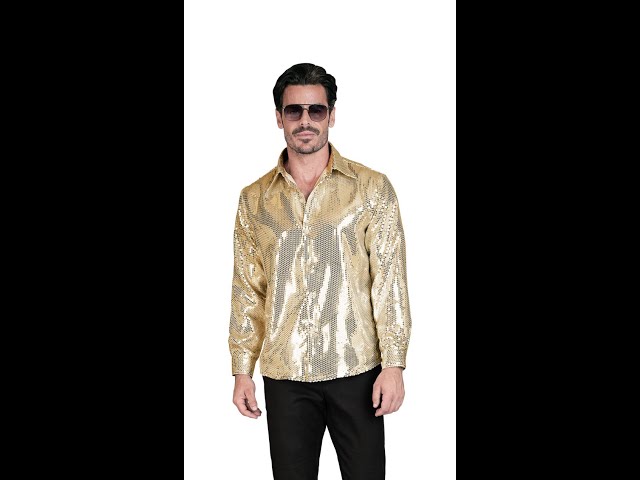 Skjorta med guldpaljetter video