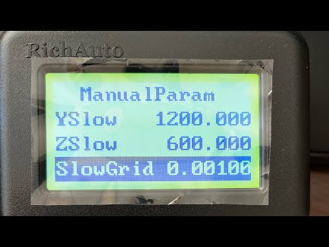 Rich Auto a11-A18 настройка ручного перемещения на step шаг 0,001
