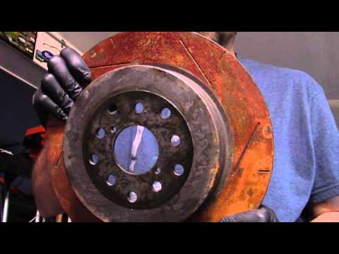 STi Rear rotors Brembo DBA install Warning Broken bolts Heli coil possible rumble ready