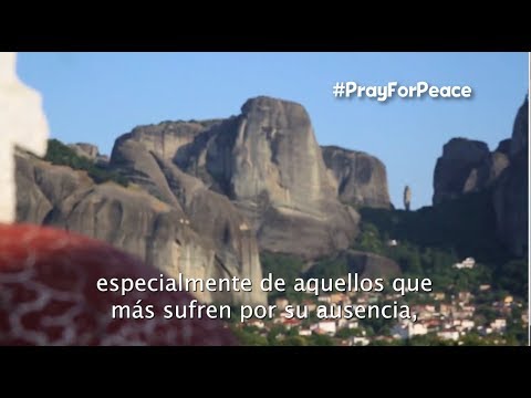 El papa llama a rezar por la paz