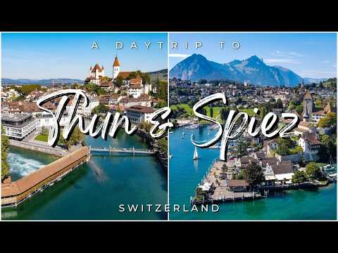 Exploring Thun Old Town, Lake Thun & Spiez 🇨🇭 Peaceful Swiss Summer Vibes