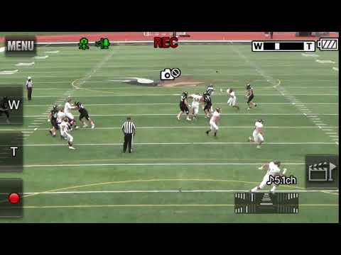 Marlboro's AJ Schwartz leaps for a one-handed INT