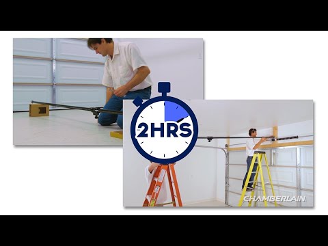 How to Assemble and Install a Chamberlain Chain Drive Garage Door Opener