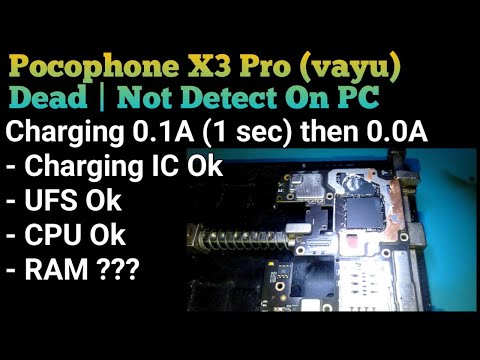 Poco X3 Pro Charging No Ampere | After Reballing CPU RAM Detect 9008 Mode @mobilecareid