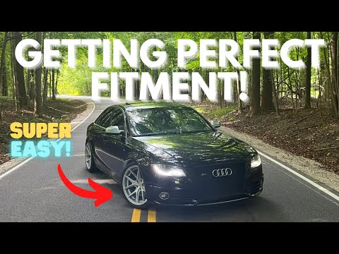How to Get PERFECT Fitment For Your B8/B8.5 Audi S4/A4!!