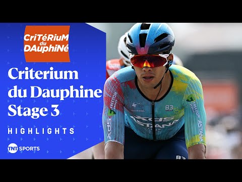 SUPER PERFORMANCE! 💪 | 2025 Criterium du Dauphine Stage 3 Race Highlights | TNT Sports Cycling