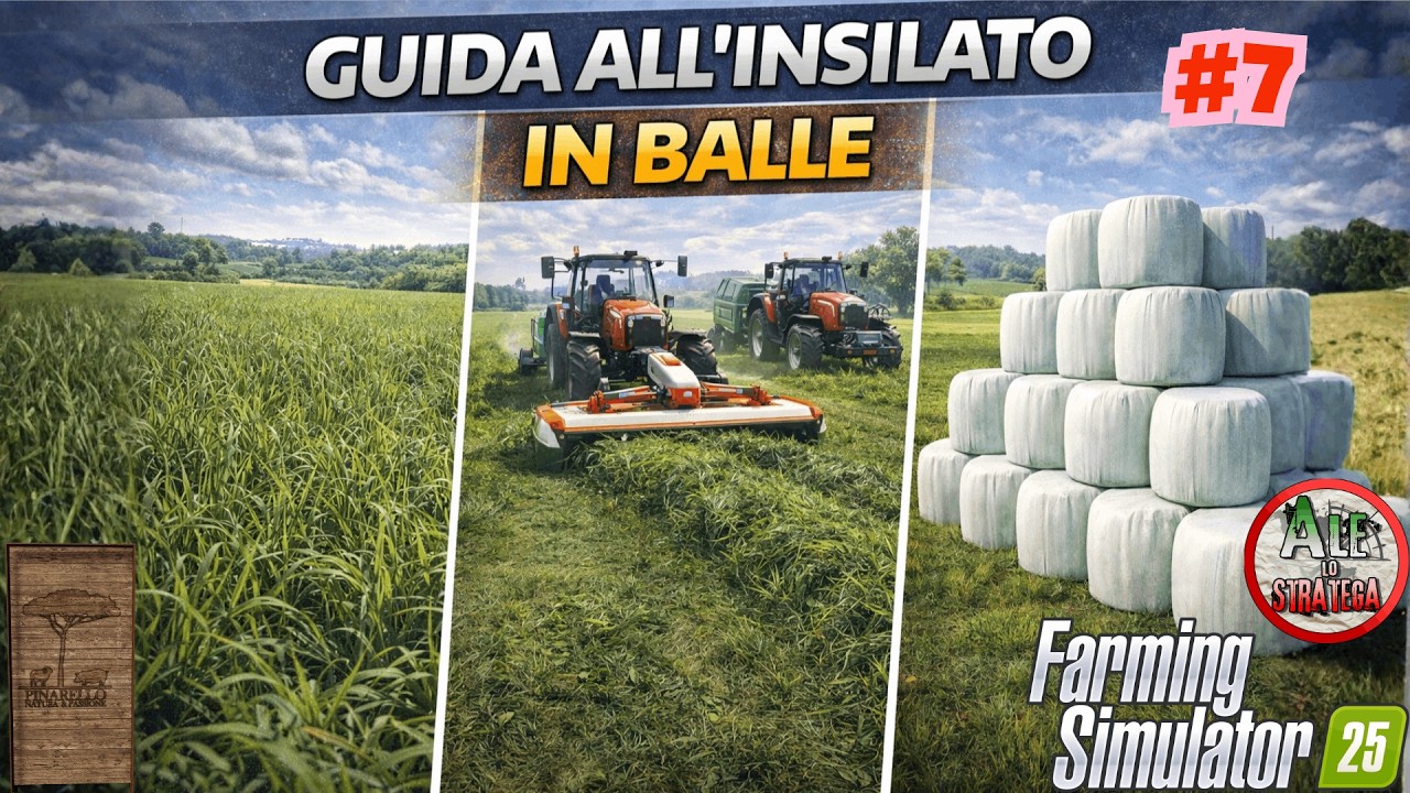 GUIDA ALL'INSILATO IN BALLE || FARMING SIMULATOR 25 tutorial ITA || GUIDA #2 e ETRURIA #7