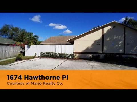 1674 Hawthorne Pl WELLINGTON, FL 33414 | Rony Grobman | Homes for Sale