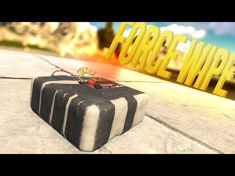 the most INSANE force wipe in Rust.