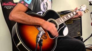 Video thumbnail for Gibson SJ-200 Western Classic, 120th Ann, Walnut, Limited at The Fellowship of Acoustics by The Fellowship of Acoustics