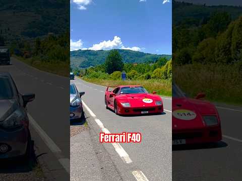 Legendary Ferrari F40 on the road #1000miglia #ferraritribute #ferrarif40