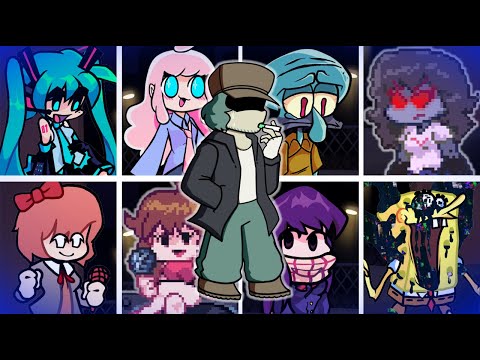 Nerves but Every Turn a Different Character Sings 🎶 (FNF but Everyone Sings It)