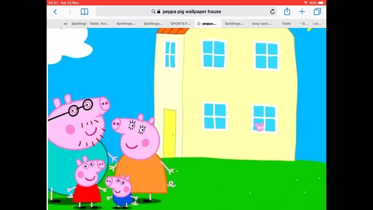 Peppa pig wallpaper house