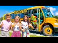 Nastya and friends school stories and yellow bus