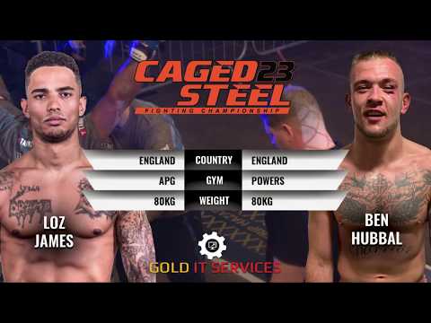 Loz James v Ben Hubball - Caged Steel 23