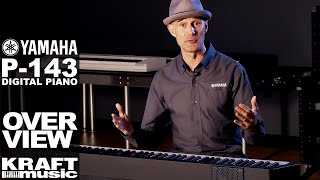 Video thumbnail for Yamaha P-143 Digital Piano - Overview with Gabriel Aldort by Kraft Music