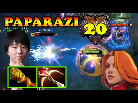 PAPARAZI (EURUS) LINA MACHINE GUN BUILD VS  COUNTER PICK TOP TIER STORM SPIRIT | DOTA2ORBS