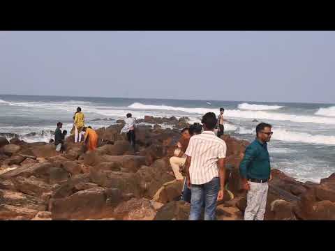 Visakhapatnam beach ⛱️...r k   bsach vizag....... India.......