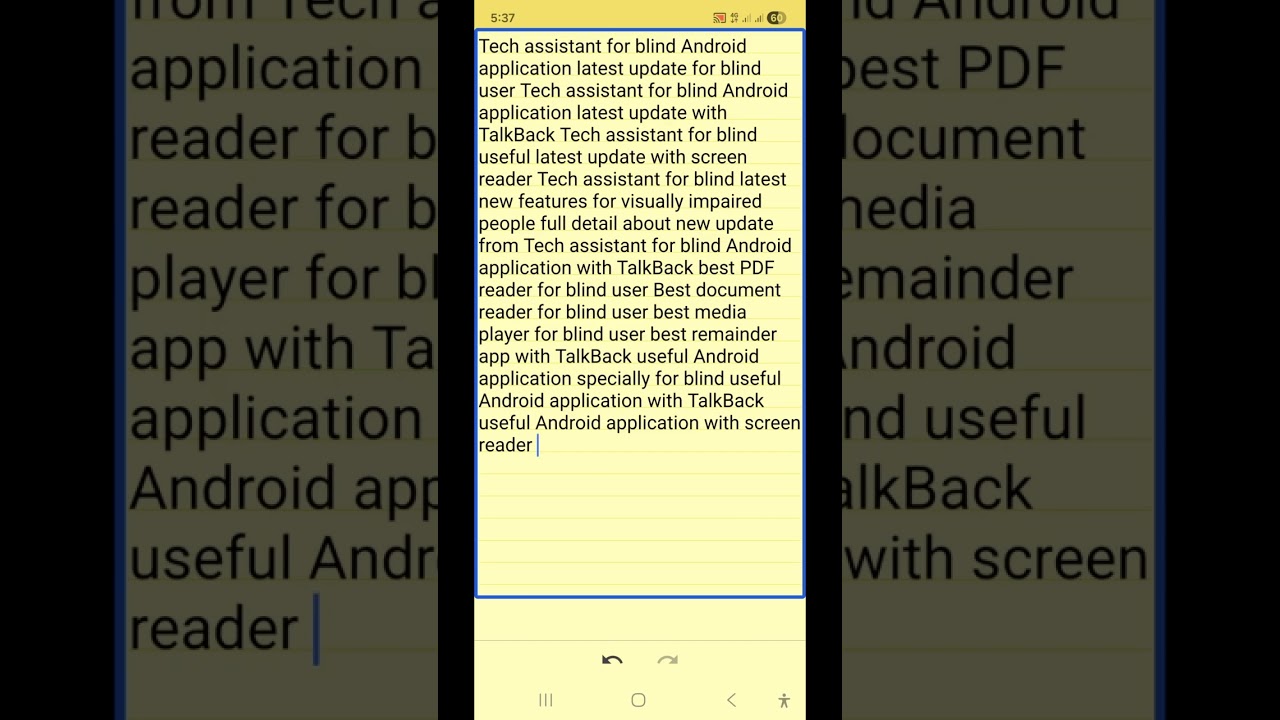 Big surprise 40 plus new updates on tech assistant for blind Android app document hub auto reminder