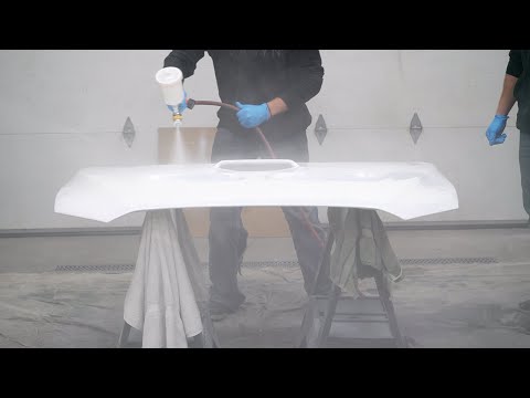 Fixing and Painting the Evo X Hood!