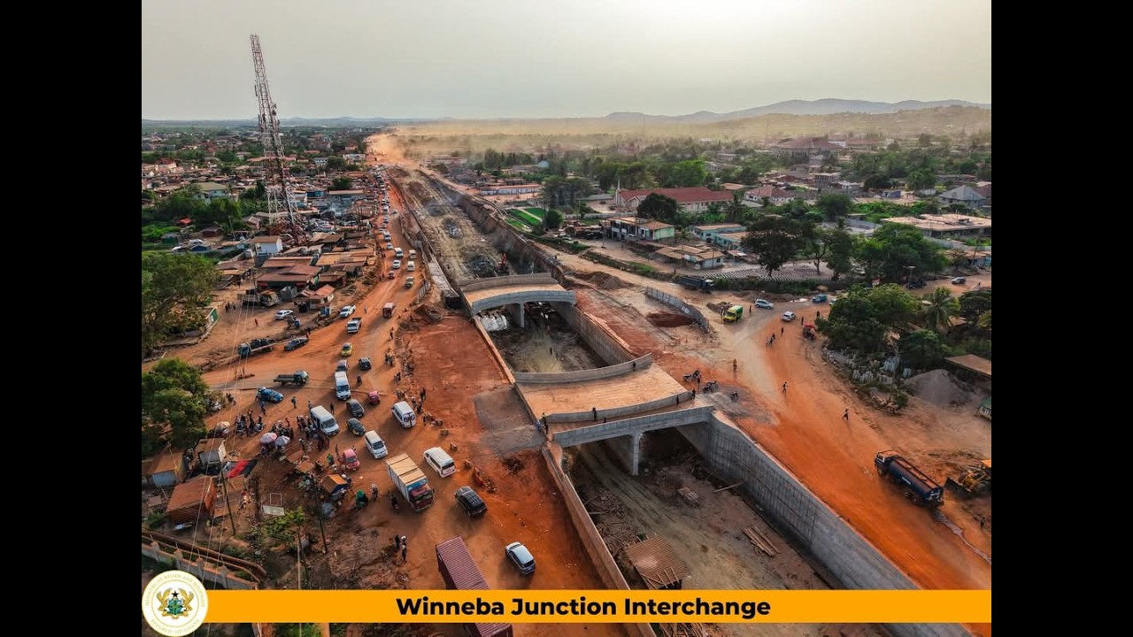 Pres John Dramani Mahama inspects progress of work on the Kasoa - Winneba road || 23rd April 2026