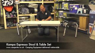 preview picture of video 'Kampa Espresso Table & Stool Set'