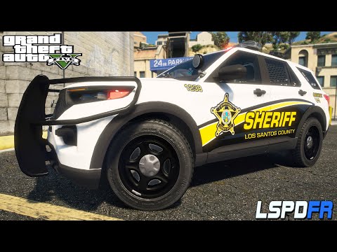 GTA 5 LSPDFR  - Los Santos County Sheriff - 2020 Ford Explorer (NVE)