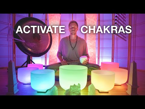 13 Chakras Activation Sound Bath - Uniting the Bodymind with the Higher Realms | 13 Frequencies