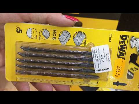 Пилка для лобзика T 101 D по дереву, 50 мм, 5 шт, DeWalt (DT2164)