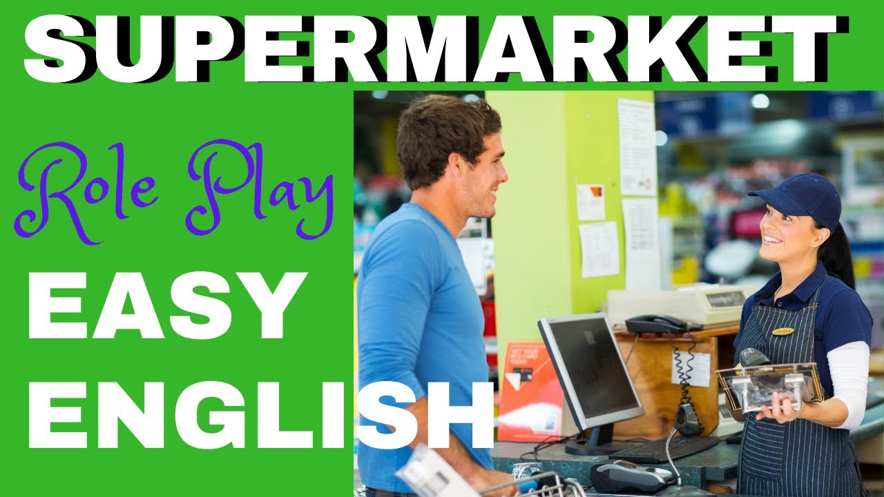 How to Speak with a 🛒 Supermarket Cashier | English Conversation Practice