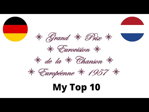 Eurovision Song Contest 1957 - My Top 10 (with comments)