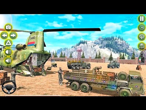 US Army Truck sim Vehicles Game video ARMY Car Driving videos