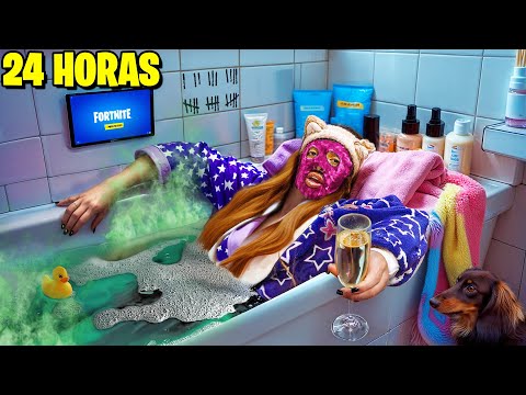 I SPENT 24 HOURS IN MY BATHROOM