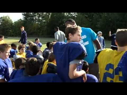 UNC Football Visits Culbreth Middle School