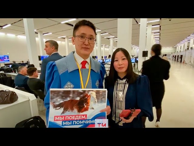 За кадром пресс-конференции президента России