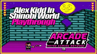 Alex Kidd In Shinobi World (Master System) Playthrough