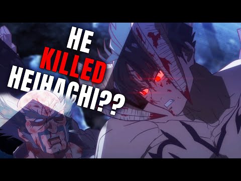 Jin becomes Devil Jin and Kills Heihachi Mishima without any mercy [Tekken: Bloodline]