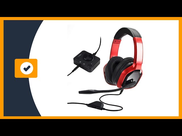 Vídeo relacionado con Amazon Basics Auriculares con Cable para Ordenador con Micrófono Ajustable, Puerto de 3,5mm o Control en Línea con Puerto USB-A, Plegables, Tamaño Pequeño/Mediano, Negros