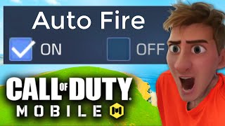 FIRST TIME playing COD MOBILE with AUTO FIRE 🤯