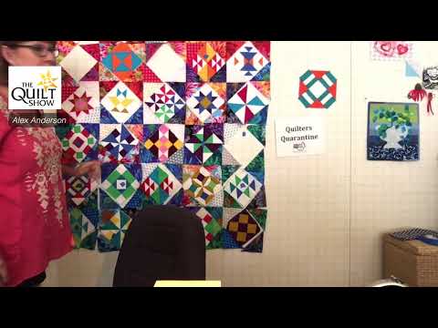 Alex Anderson LIVE: The Dutchman's Puzzle Quilt Block - Kaffe Mystery Quilt Class 11