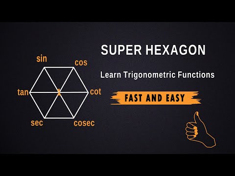 Super hexagon for trigonometric II trigonometric ratios