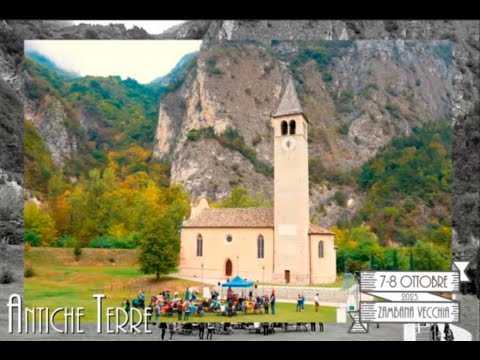 Cartolina da Zambana Vecchia - "Antiche Terre"