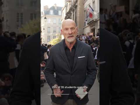 France’s student protests grow as hundreds of schools close | AJ #shorts