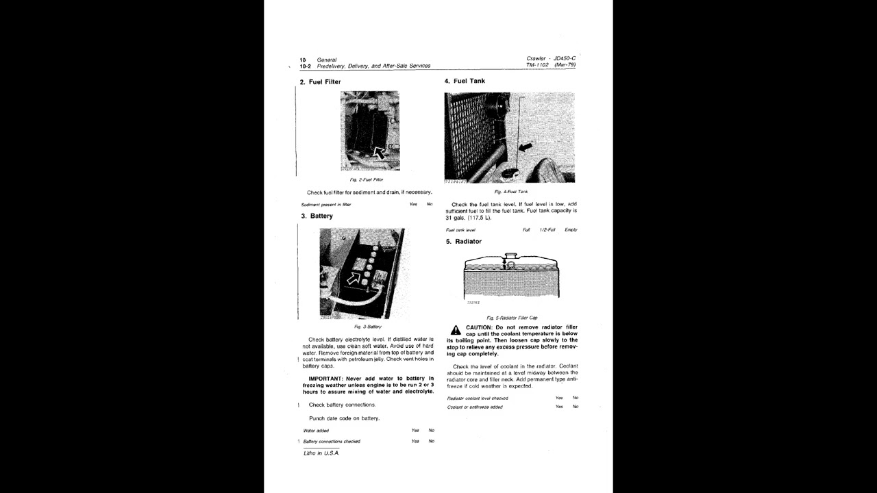 John Deere 450C Crawler – Technical PDF Manual in English (tm1102) | Easy Repair Guide