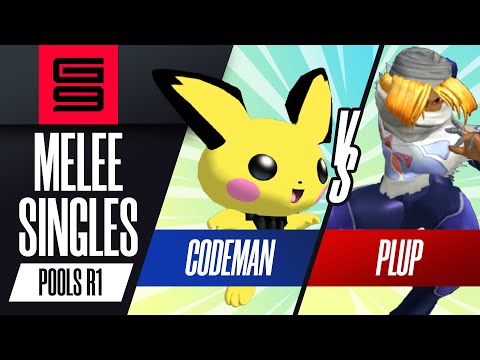 Codeman (Pichu) vs Plup (Sheik) - Melee Singles Pools Winners Semi-Final  - Genesis 9